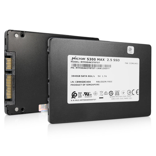 Micron - MTFDDAK3T8TDT - SSD 3.84TB SATA 6Gb/s 2.5" 3D TLC