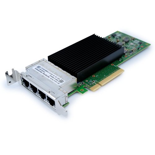 X710-T4L 10Gb NIC Lenovo PCIe Gen 3.0 x8 4GB/s, half-height, for high-speed enterprise network connectivity. X710-T4L 10Gb NIC Lenovo PCIe Gen 3.0 x8 4GB/s, half-height, for high-speed enterprise network connectivity.