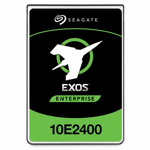 Seagate Exos 10E2400 600GB 10K RPM SAS 12Gb/s 512n 128MB 2.5" SED HDD for enterprise storage and high-performance data centers.