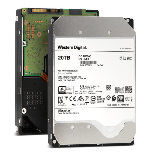 WD 0F38651 Ultrastar DC HC560 20TB SAS Hard Drive