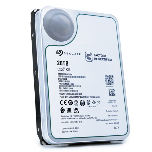 Seagate - ST20000NM000H - HDD 20TB 7200RPM SATA 6Gb/s 3.5"
