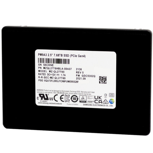 Samsung - MZ-QL27T60 - SSD 7.68TB PCIe Gen 4.0 NVMe U.2 2.5"