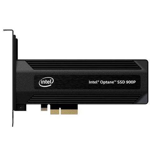 Intel Optane 900P 480GB PCIe Gen 3.0 x4 HHHL SSD for high-performance computing and fast data storage.