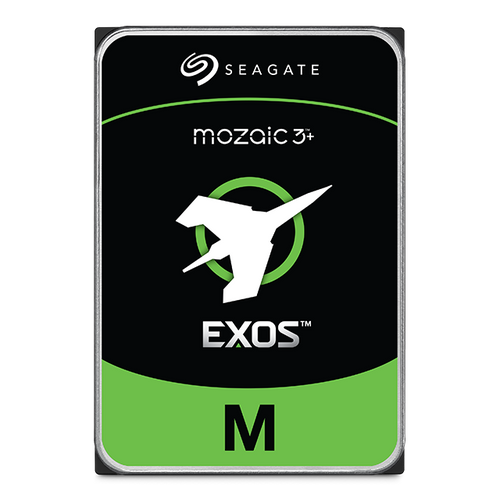 Seagate Exos M 30TB 7.2K RPM SATA 6Gb/s 512e 3.5in hard drive for enterprise storage and data centers.