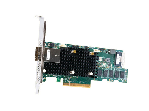LSI 9580-8i8e RAID Controller PCIe Gen 4.0 x8, SAS/SATA/NVMe, 16GB/s, full height for enterprise storage.