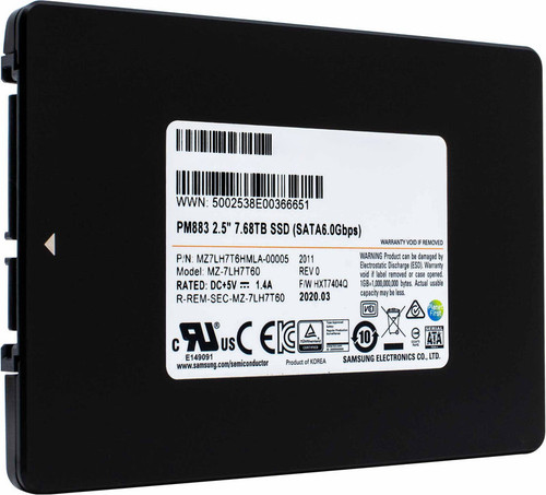 Samsung - MZ-7LH7T60 - SSD 7.68TB SATA 6Gb/s 2.5"
