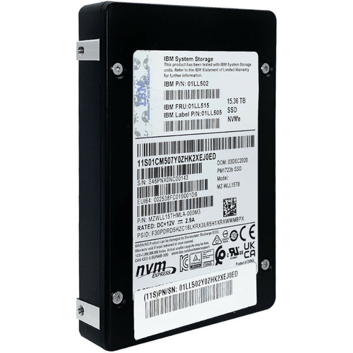 IBM - MZ-WLL15TB - SSD 15.36TB PCIe Gen3 NVMe U.2 2.5"