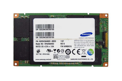 Samsung 256GB MLC SATA 6Gb/s RAID LIF SSD MZ-RPA2560/0SO for high-performance storage in laptops.