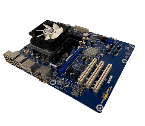 BOXDQ77MK Intel micro ATX motherboard with LGA1155 socket, supporting iQ77 chipset for desktop assembly and upgrades.