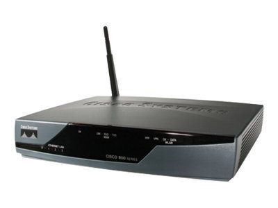 Cisco 851W-G-AK9 dual E security router with 802.11g Wi-Fi, FCC compliant for business networking