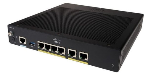 Cisco 900 Series Router C927-4PLTEGB with 4 ports for small business reliable, secure network connectivity.