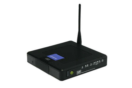 Cisco WRP400-R2 Wireless-G Broadband Router for home and office network connectivity, with four Ethernet ports and easy setup.