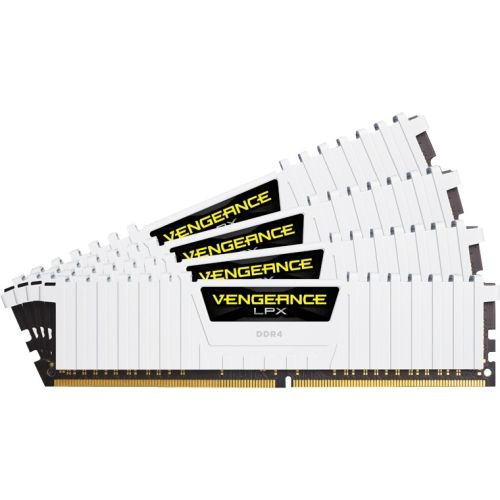 Corsair - CMK32GX4M4B3200C16W - Memory 32GB DDR4-3200 Non-ECC Unbuffered