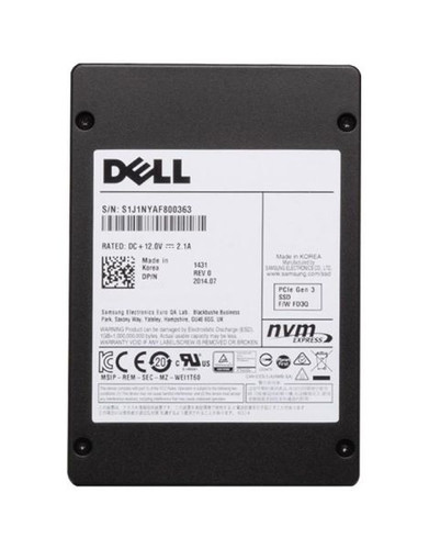 Dell 1.6TB PCIe 3.0 x4 NVMe U.2 SSD for high-speed mixed use applications, part of product 400-AMZB.