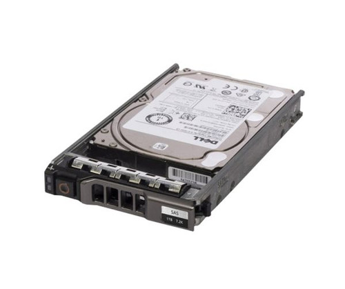 Dell 1.8TB SAS 12Gb/s 10,000RPM 2.5-inch internal hard drive G176J tray for high-speed data storage.
