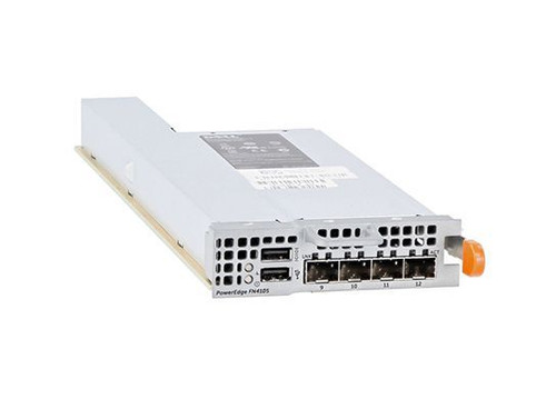 Dell FN410S 10GB SFP+ I/O Aggregator, 8 to 4 ports, high-performance network switch for data centers and enterprise use.