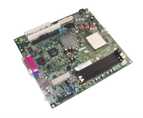 Dell KR843 system board for Optiplex 740 DT, motherboard replacement for desktops, key visible components shown.