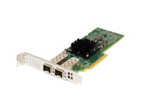 Dell W47FP 57412 Dual-Ports 10GbE SFP+ PCIe 3.0 x8 High Profile Network Adapter for high-speed data transfer.