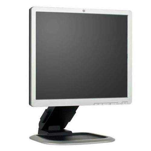 HP LP1965-8796 blemished 19" LCD monitor, compact design, ideal for desktop setups, no stand included.