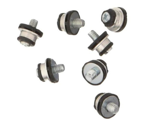 HP X3K08A6 2.5-inch HDD/SSD M3 grommet screws for secure drive installation in computer systems.