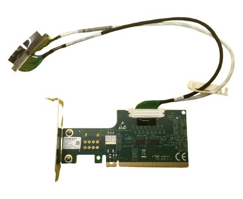 HPE P10331-001 InfiniBand HDR PCIe3 Auxiliary Card with 350mm Cable kit, high-speed data transfer for servers.