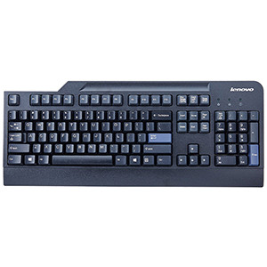 IBM 02k6119 Spanish TP Keyboard, durable, full-size, for office or home use.