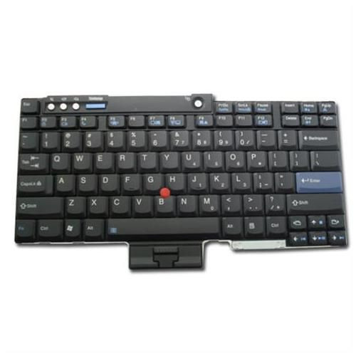 IBM 39T7301 Brazilian Portuguese keyboard compatible with R60, R60e, R61i for efficient typing.
