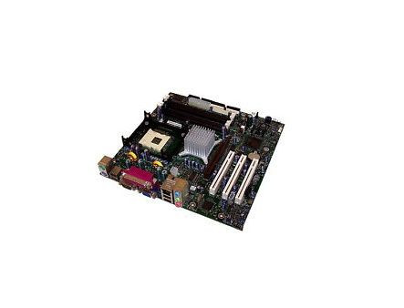 Intel Pentium 4 Socket 478 ATX Motherboard C25843-411, reliable, no-fan cooling, for desktop PC builds.