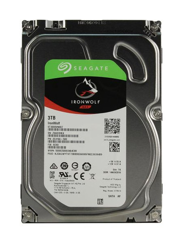 Seagate IronWolf 3TB NAS HDD, SATA 6Gb/s, 5900RPM, 64MB cache, 3.5-inch internal drive for data storage and backup
