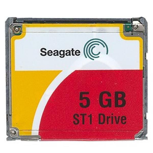 Seagate ST1 Series 5GB CompactFlash Type II 3600RPM internal drive, ideal for embedded and mobile storage.