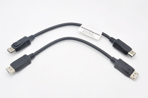 752758-001 HP DisplayPort to DisplayPort cable for high-quality video & audio transfer, ideal for monitors.