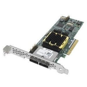 Adaptec 5085 8-Port SATA/SAS RAID Controller, PCIe x8, 512MB DDR2, up to 300MBps, supports mini SAS 300, data storage.