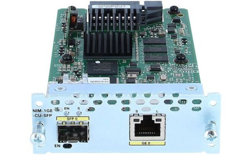 Cisco NIM-1GE-CU-SFP - 1GbE & SFP Network Module