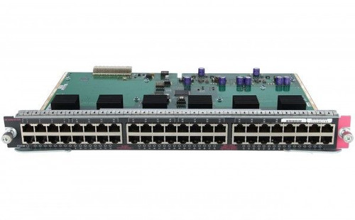 Cisco WS-X4548-GB-RJ45 Catalyst 4500 48-port 10/100/1000 Ethernet line card for enterprise networking.