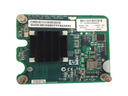 450604-001 - HP 4x DDR Infiniband Dual-Port PCI-Express Mezzanine Host Channel Adapter for BladeSystem C-Class