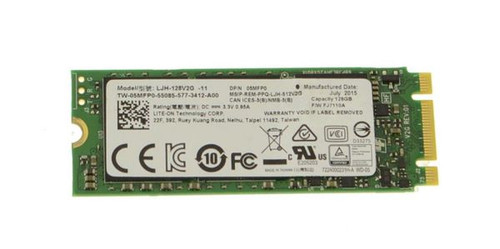 Dell 128GB MLC SATA M.2 SSD (2260) for enhanced internal storage and fast data transfer.