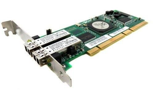 Dell 3U896 dual-port Fibre Channel PCI-X HBA, 2Gbps, 64-bit, 133MHz, ideal for high-performance storage connectivity.