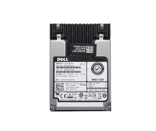 Dell 400-ATLR 960GB SAS SSD, 2.5-inch hot-plug, mixed use, PX05SV, ideal for high-speed data storage.