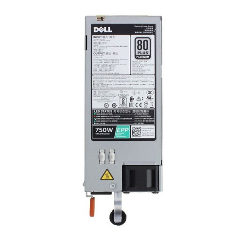 Dell 750W 80+ Platinum Hot Swap Redundant Power Supply for PowerEdge R630 R730 R730XD R430, high-efficiency server power.