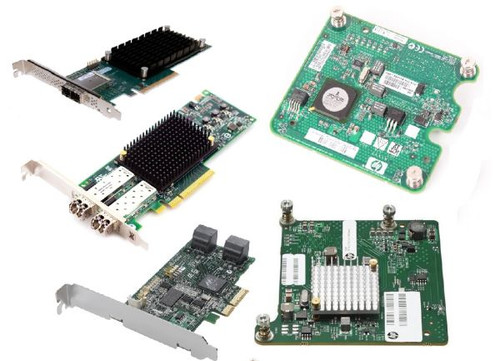 Dell Emulex Lpe32002-M2-D dual port 32Gb Fibre Channel HBA, low-profile, ideal for enterprise storage connectivity.