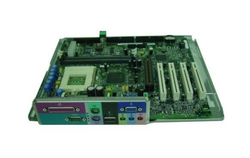 Dell Pentium III 370 Pin System Board for Dimension 4150, compact motherboard with multiple PCI slots for desktop use.