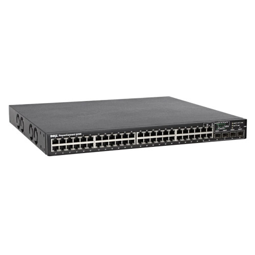 Dell Powerconnect 6248P Managed Stackable Switch, 48 ports, networking, ideal for enterprise infrastructure.