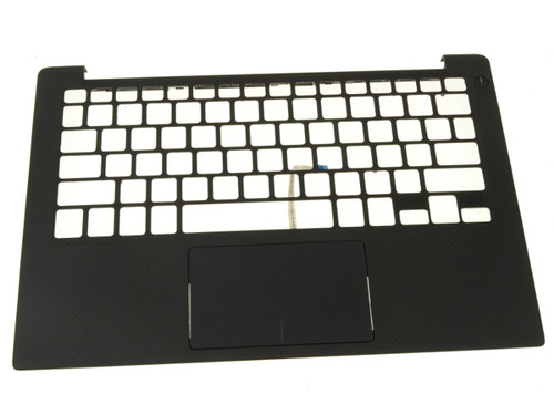 Dell XPS 9343 black laptop palmrest with integrated touchpad, replacement part for seamless laptop repair.