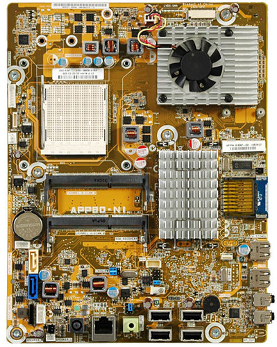 HP - 618068-001 - Motherboard Socket AM3 AMD M880G DDR3