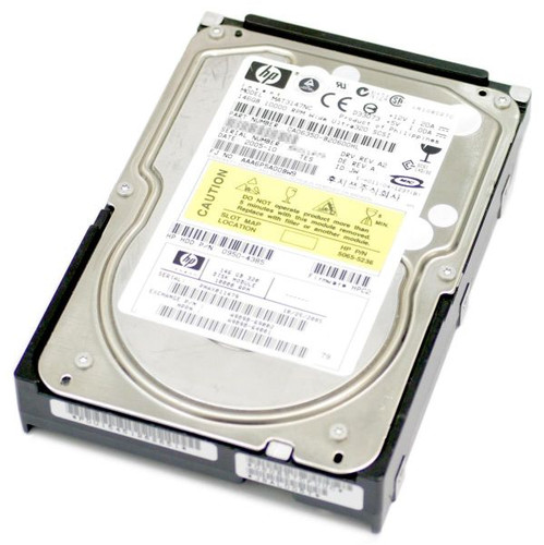 HP 146GB 10,000RPM Ultra-320 SCSI 80-Pin LVD hot-swap 3.5" HDD for enterprise data storage