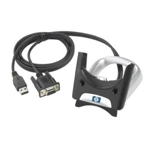 HP 176483-002 USB Sync Cradle for Ipaq H3600, portable charging & data transfer accessory, portable device support.