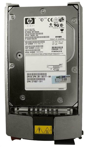 HP 18.2GB 15000RPM Ultra-320 SCSI LVD 80-Pin Hot-Plug 3.5-inch hard drive for enterprise storage.