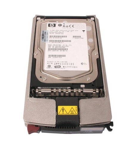 HP 365699-002 72.8GB 15,000rpm Ultra-320 SCSI hot-swappable 3.5-inch HDD for servers and storage systems.