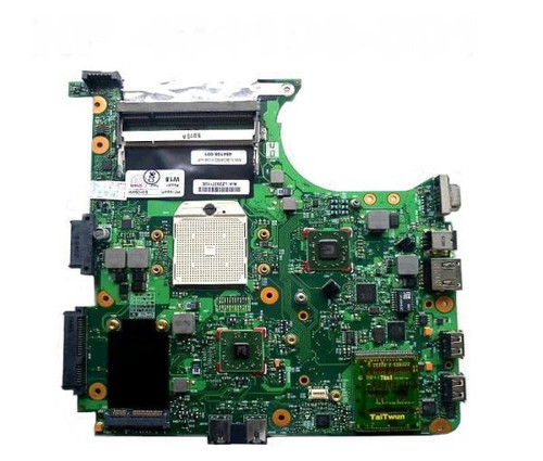 HP 497613-001 AMD Nb Rs780m System Board for 6535s laptop, key motherboard features and connection points.