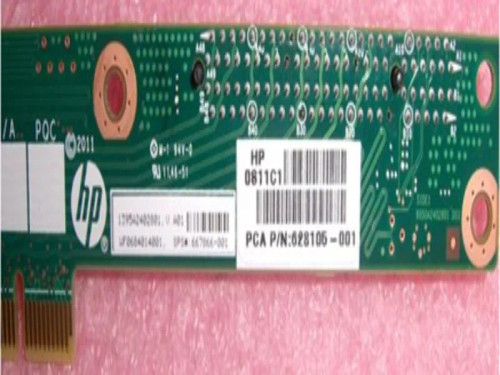 667866-001 - HP X8 Low Profile Riser Board for ProLiant Dl360p G8 Server